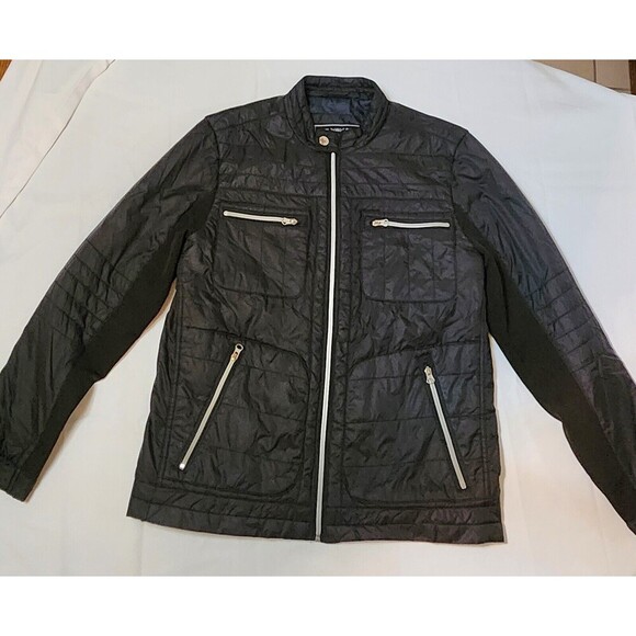 Buffalo David Bitton Men's Black Zip Up Jacket - Picture 1 of 9